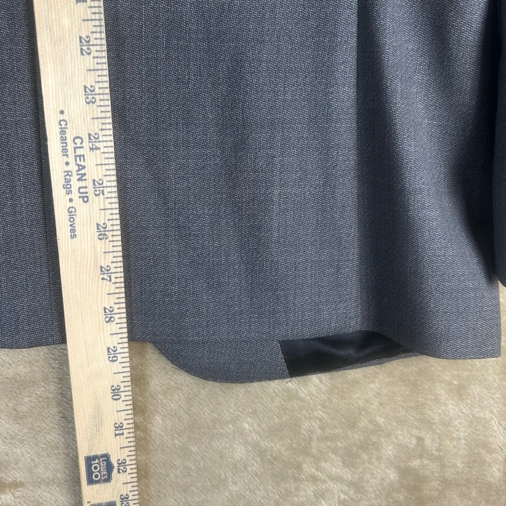 Hugo Boss Drago Super 120 Wool Suit Jacket Blazer Gray Mens 40R Made in Bulgaria - Picture 6 of 12